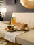 Asian modern bedroom breakfast luxury table