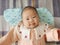 Asian newborn cute baby