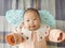 Asian newborn cute baby