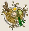 Asian noodle ramen restaurant poster concept vector illustration