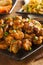 Asian Oranage Chicken with Green Onions