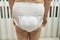 Asian senior or elderly old lady woman patient wearing incontinence diaper in nursing hospital ward, healthy strong medical