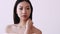 asian skincare facial treatment woman radiant face