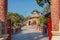 Asian small town street. Ancient village Hoi An, Central Vietnam travel photography