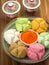 Asian steamed cakes