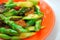 Asian stir fried asparagus