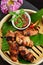 Asian style, hot Meat Dishes - Fried Chicken Wings