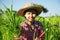 Asian traditional farmer