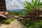 Asian village in jungle mountains