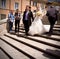 Asian Wedding on Spanish Steps in Rome