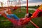 Asian Woman Napping In Hammock