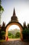 Asian woman standing at Khao Na Nai Luang Dharma Park