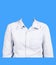 Asian women\'s white collar shirt, work wear, apply for a job