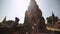 Asian women tourist traveling at Wat Chaiwatthanaram, ancient buddhist temple, famous and major tourist attraction religious of Ay