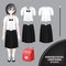 Asian women university and high school uniform set / Thai