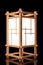 Asian Wooden Night Lamp. 3d Rendering