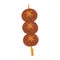 Asian Yakitori Skewer with shiitake mushrooms, for asian fast food and take out restaurants