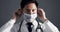 Asian young doctor wear medical mask