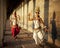 Aspara Culture Traditional Dancers at Angkor Wat Concept