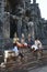 Aspara Dancer at Angkor Wat resting before dancing