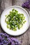 Asparagus and broad bean salad