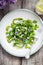 Asparagus and broad bean salad