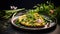 Asparagus and Chickpea Pancake with Pea Salad: A stunning dish for nutritious meal