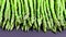 Asparagus, Fresh raw organic green Asparagus sprouts closeup, Healthy vegetarian food. Raw vegetables, market. Vegan