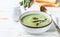 Asparagus soup puree. Healthy diet. Vegetarian cuisine