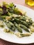 Asparagus Spears with Polonaise Vinaigrette