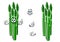 Asparagus vegetable spears cartoon character