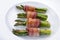 Asparagus Wrapped in Bacon.