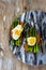 Aspargus and eggs salad