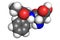 Aspartame molecule