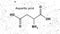 Aspartic acid formula