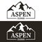 Aspen Colorado state vintage vector t-shirt and apparel design, typography, print, logo, poster. Global swatches.