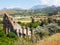 Aspendos ancient city. Aspendos aqueducts ruins. Turkey