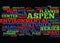 Aspent Nightlife Aspen Center For Environmental Studies Word Cloud Concept