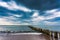 Asperitas clouds over the Baltic sea, Lithuania