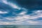 Asperitas clouds over the Baltic sea, Lithuania