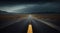 asphalt background, highway under the sky, highway background, asphalt wallpaper