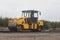 Asphalt compactor - road rollers at asphalt pavement works