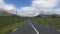 Asphalt road at connemara in ireland 28