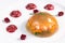 Aspic recipe, jelly made from a broth of prawns and peppery beetroot