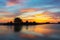 Assateague Island sunset from Ferrys Landing Road