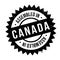 Assembled in Canada rubber stamp