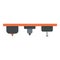 Assembly line tool icon, flat style