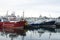 Assessment of big ships and small boats in Fraserburgh Harbour,Aberdeenshire, Scotland, UK.