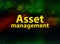 Asset Management abstract bokeh dark background