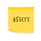 Assets memo